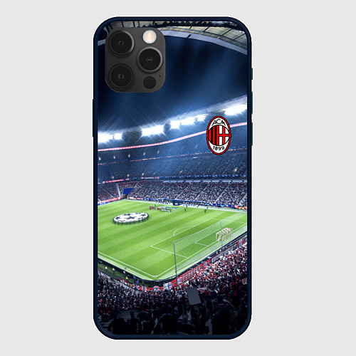 Чехол iPhone 12 Pro FC MILAN / 3D-Черный – фото 1