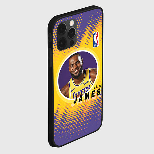 Чехол iPhone 12 Pro LeBron James / 3D-Черный – фото 2