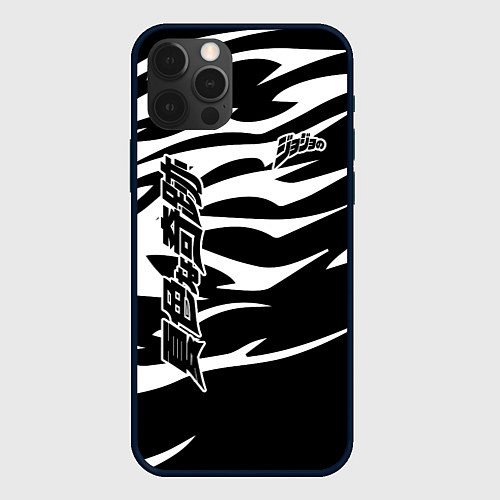 Чехол iPhone 12 Pro JoJo Bizarre Adventure / 3D-Черный – фото 1