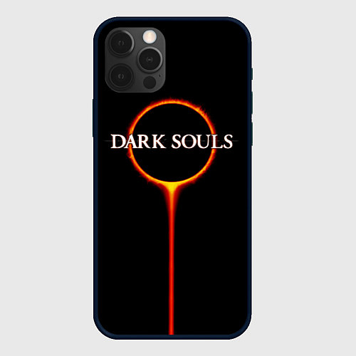 Чехол iPhone 12 Pro Dark Souls / 3D-Черный – фото 1