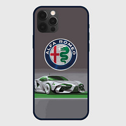 Чехол iPhone 12 Pro Alfa Romeo motorsport