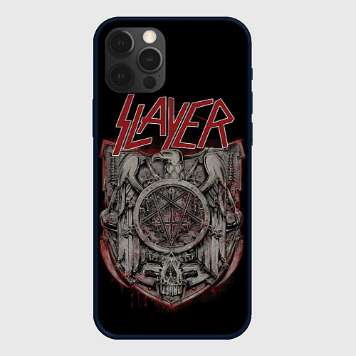 Чехол iPhone 12 Pro Slayer / 3D-Черный – фото 1