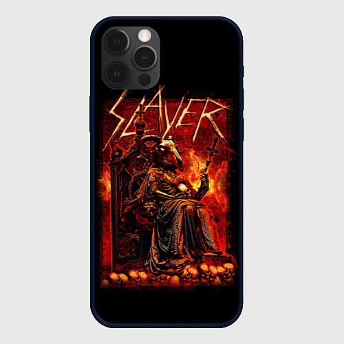 Чехол iPhone 12 Pro Slayer / 3D-Черный – фото 1