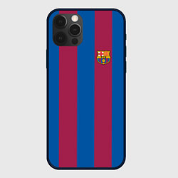 Чехол для iPhone 12 Pro FC Barcelona 2021, цвет: 3D-черный