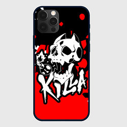 Чехол для iPhone 12 Pro KILLA, цвет: 3D-черный