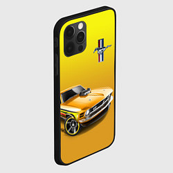 Чехол для iPhone 12 Pro Ford mustang - motorsport, цвет: 3D-черный — фото 2