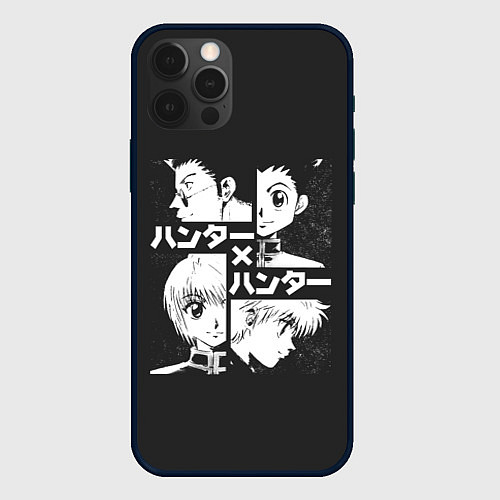 Чехол iPhone 12 Pro Hunter x Hunter / 3D-Черный – фото 1