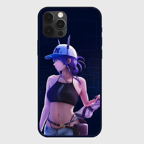 Чехол iPhone 12 Pro Chen Arknights / 3D-Черный – фото 1