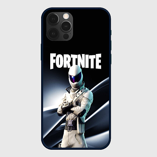 Чехол iPhone 12 Pro FORTNITE / 3D-Черный – фото 1