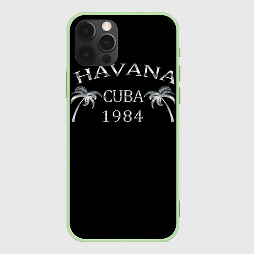 Чехол iPhone 12 Pro Havana / 3D-Салатовый – фото 1