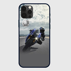 Чехол для iPhone 12 Pro Yamaha, цвет: 3D-черный