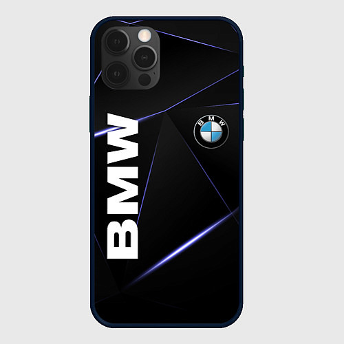 Чехол iPhone 12 Pro BMW / 3D-Черный – фото 1