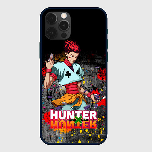 Чехол iPhone 12 Pro Хисока Hunter x Hunter / 3D-Черный – фото 1