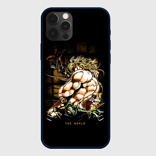 Чехол iPhone 12 Pro JoJo Bizarre Adventure / 3D-Черный – фото 1