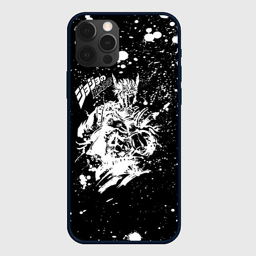 Чехол iPhone 12 Pro JoJo Bizarre Adventure / 3D-Черный – фото 1
