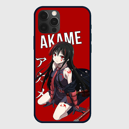Чехол iPhone 12 Pro Убийца Акаме / 3D-Черный – фото 1