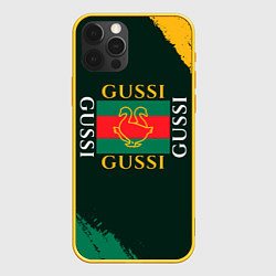 Чехол iPhone 12 Pro GUSSI ГУСИ