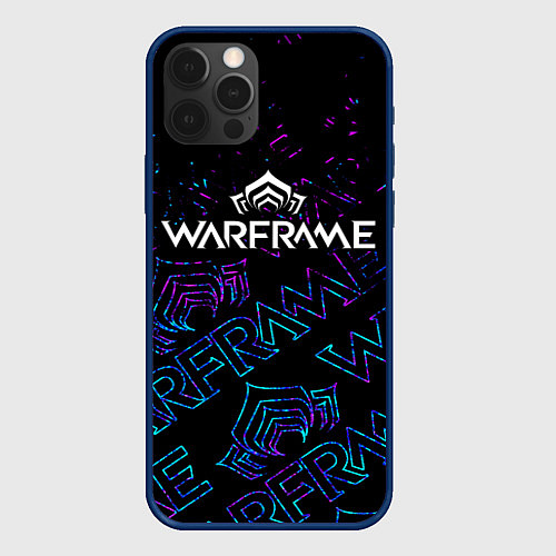 Чехол iPhone 12 Pro WARFRAME ВАРФРЕЙМ / 3D-Тёмно-синий – фото 1