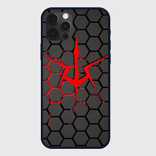 Чехол iPhone 12 Pro КОД ГИАСС / 3D-Черный – фото 1