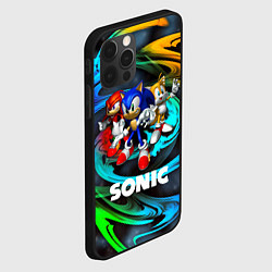 Чехол для iPhone 12 Pro SONIC TRIO, цвет: 3D-черный — фото 2