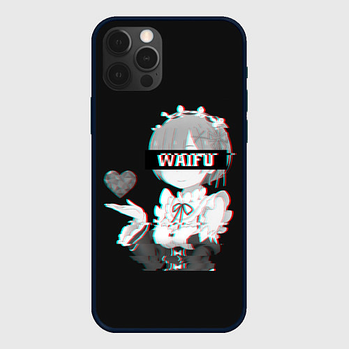 Чехол iPhone 12 Pro Re:Zero / 3D-Черный – фото 1