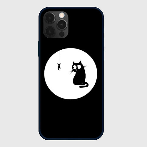 Чехол iPhone 12 Pro Ночная охота / 3D-Черный – фото 1