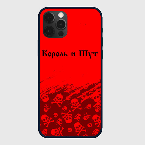 Чехол iPhone 12 Pro КОРОЛЬ И ШУТ / 3D-Черный – фото 1