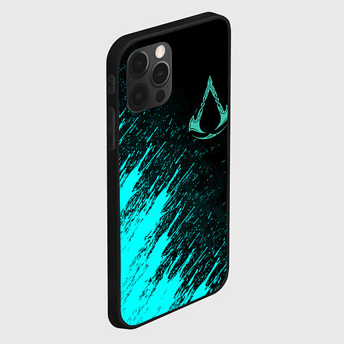 Чехол iPhone 12 Pro Assassins Creed Valhalla / 3D-Черный – фото 2