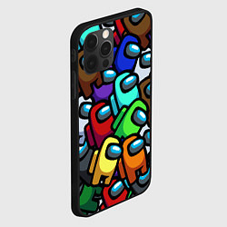Чехол для iPhone 12 Pro Among us, цвет: 3D-черный — фото 2
