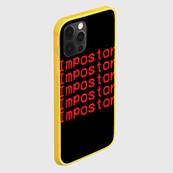 Чехол для iPhone 12 Pro Among Us, цвет: 3D-желтый — фото 2