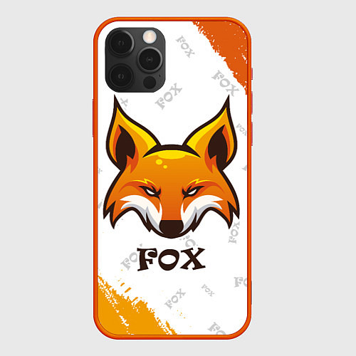 Чехол iPhone 12 Pro FOX / 3D-Красный – фото 1