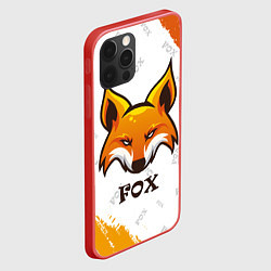 Чехол для iPhone 12 Pro FOX, цвет: 3D-красный — фото 2