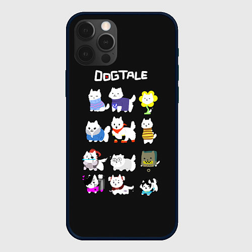 Чехол iPhone 12 Pro UNDERTALE / 3D-Черный – фото 1