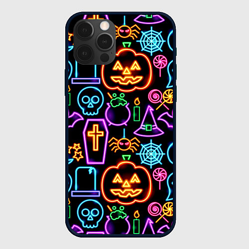 Чехол iPhone 12 Pro Halloween / 3D-Черный – фото 1