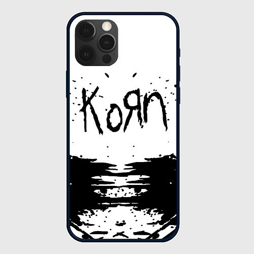 Чехол iPhone 12 Pro Korn / 3D-Черный – фото 1