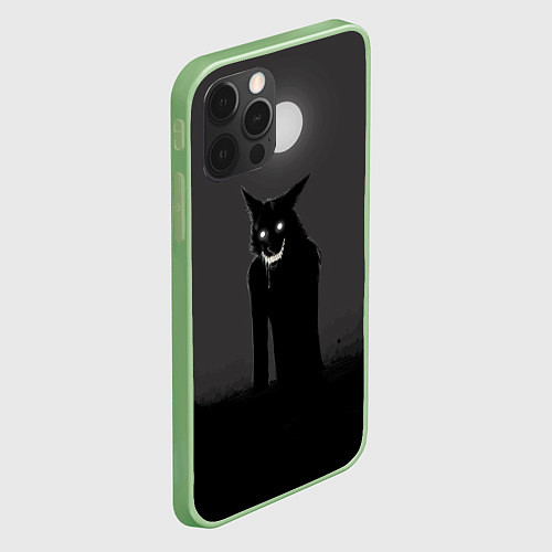 Чехол iPhone 12 Pro ОБОРОТЕНЬ / 3D-Салатовый – фото 2