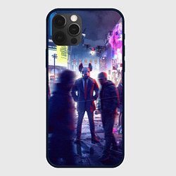 Чехол для iPhone 12 Pro Маска Watch dogs Z, цвет: 3D-черный