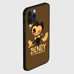 Чехол для iPhone 12 Pro Bendy And The Ink Machine, цвет: 3D-черный — фото 2