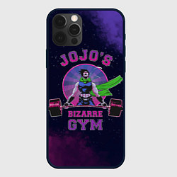 Чехол для iPhone 12 Pro JoJo’s Bizarre Adventure Gym, цвет: 3D-черный
