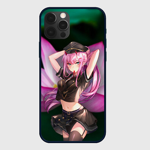 Чехол iPhone 12 Pro Zero Two / 3D-Черный – фото 1