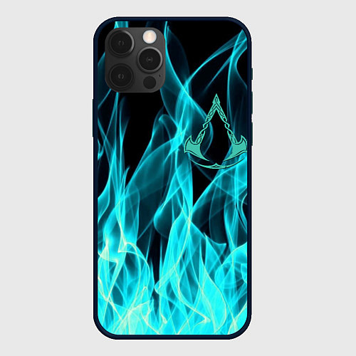 Чехол iPhone 12 Pro ASSASSINS CREED VALHALLA / 3D-Черный – фото 1