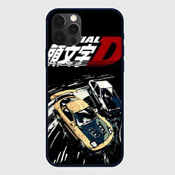 Чехол для iPhone 12 Pro Initial D Z, цвет: 3D-черный