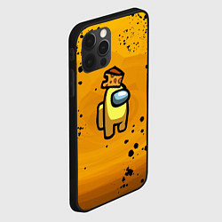 Чехол для iPhone 12 Pro Among Us Cheese Z, цвет: 3D-черный — фото 2