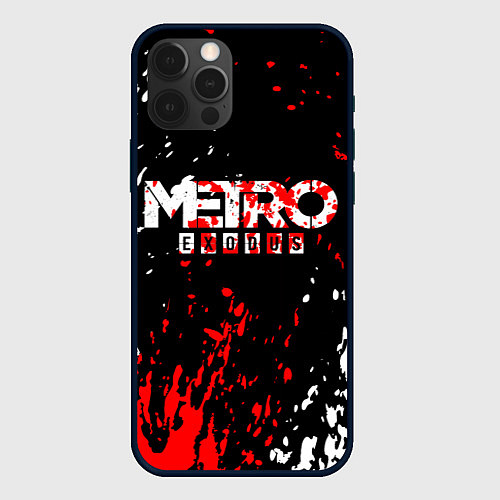 Чехол iPhone 12 Pro METRO EXODUS / 3D-Черный – фото 1