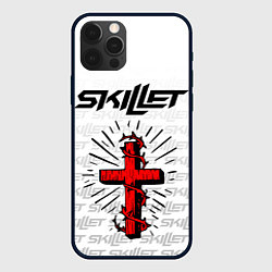 Чехол для iPhone 12 Pro SKILLET, цвет: 3D-черный