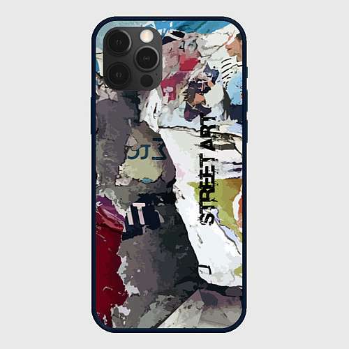 Чехол iPhone 12 Pro Street art / 3D-Черный – фото 1