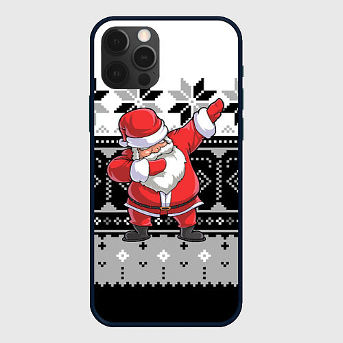 Чехол iPhone 12 Pro Свитер Santa DAB / 3D-Черный – фото 1