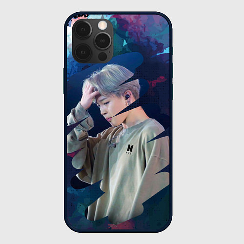 Чехол iPhone 12 Pro BTS Jimin / 3D-Черный – фото 1