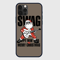 Чехол для iPhone 12 Pro SWAG, цвет: 3D-черный