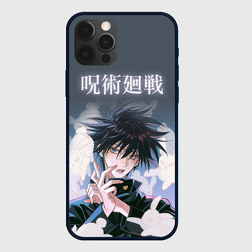 Чехол iPhone 12 Pro Магическая битва / 3D-Черный – фото 1